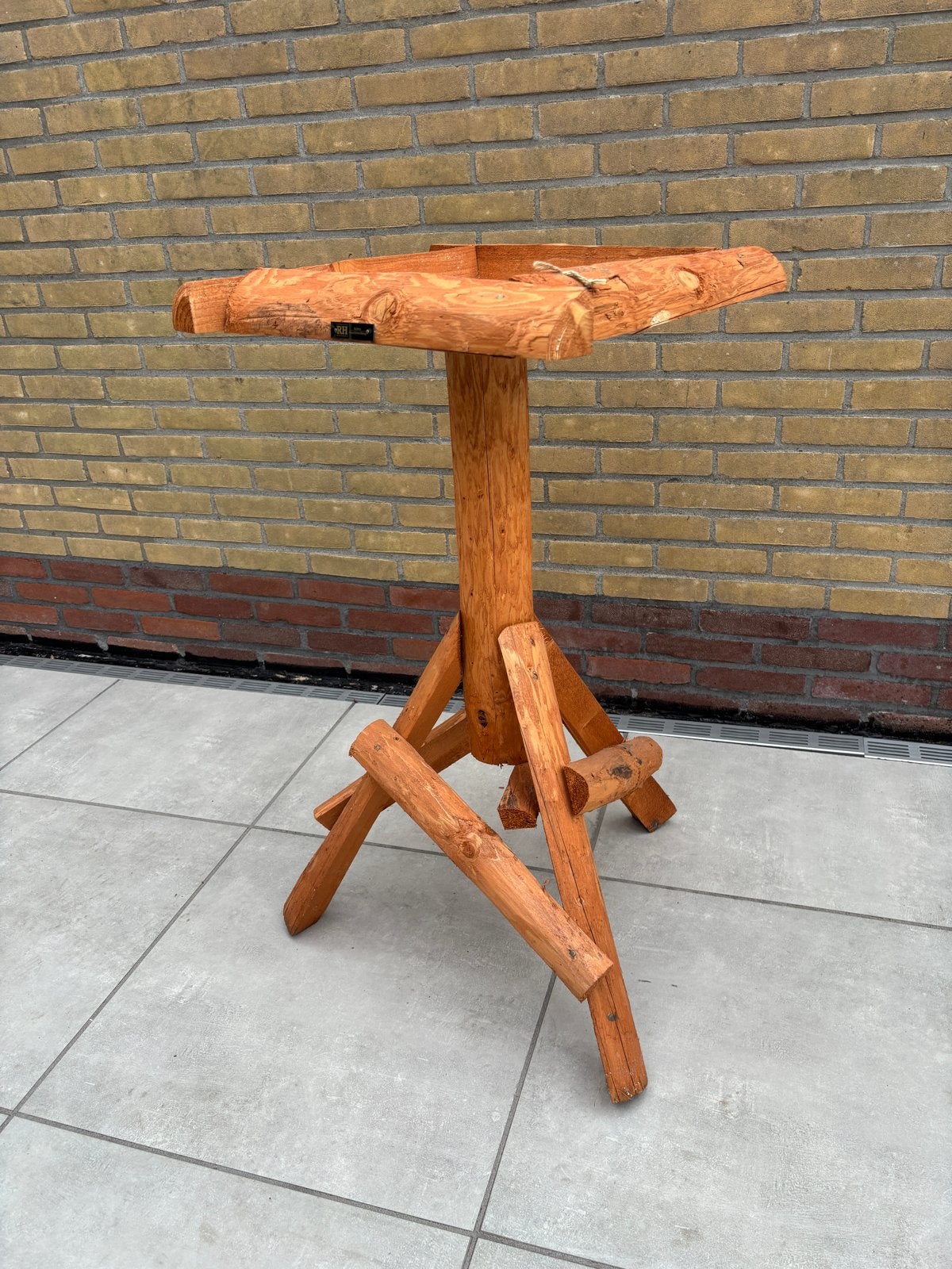Houten Voedertafel op Paal - Raben Houtbewerking, Ophalen, Gebruikt