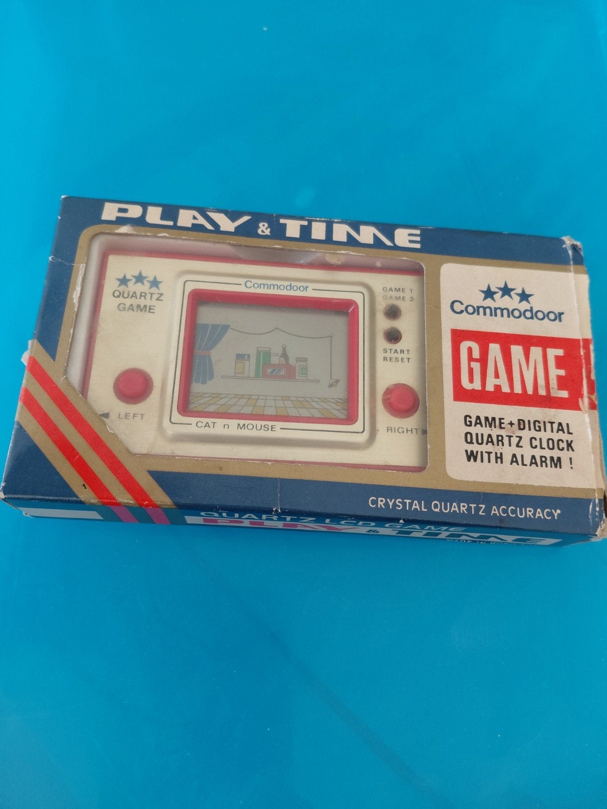 Vintage Commodoor LCD Game 'Cat n' Mouse' met doos, Spelcomputers en Games, Ophalen of Verzenden