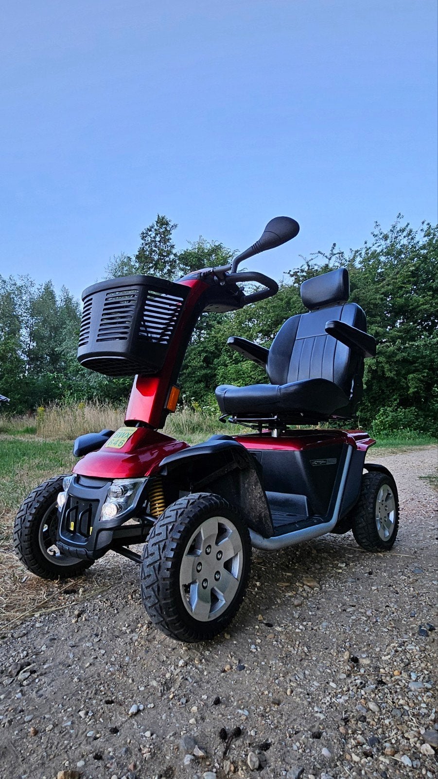 Pride Victory XL140  scootmobiel, 20 km/uur, Ophalen, Zo goed als nieuw, Elektrische rolstoel