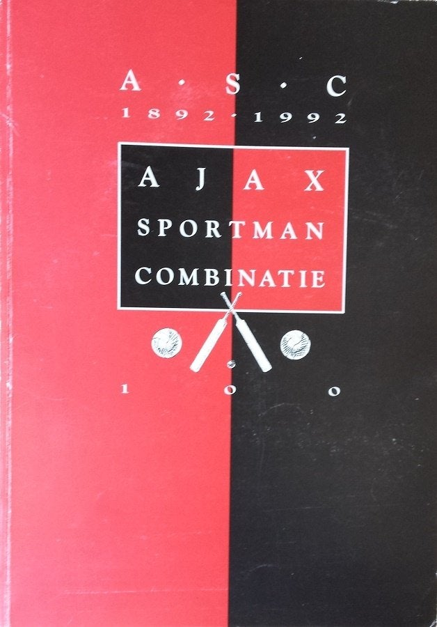 Ajax Sportman Combinatie A.S.C. 1892-1992, Ophalen of Verzenden, Zo goed als nieuw, Balsport