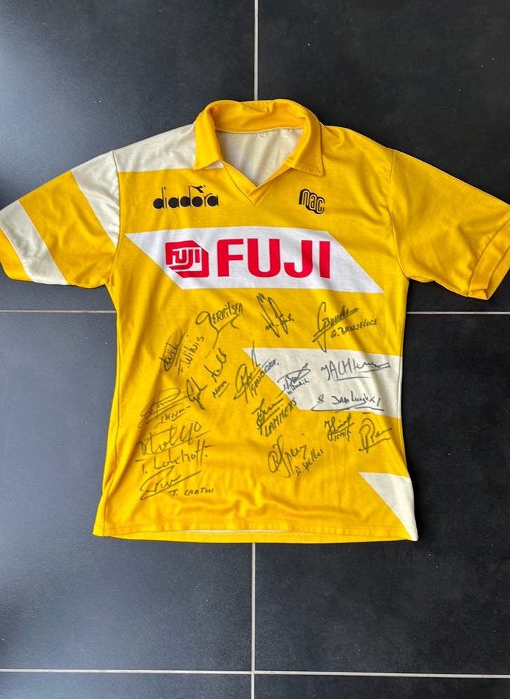 Nac breda matchworn shirt 90-91, Verzamelen, Ophalen of Verzenden, Gebruikt, NAC Breda, Shirt