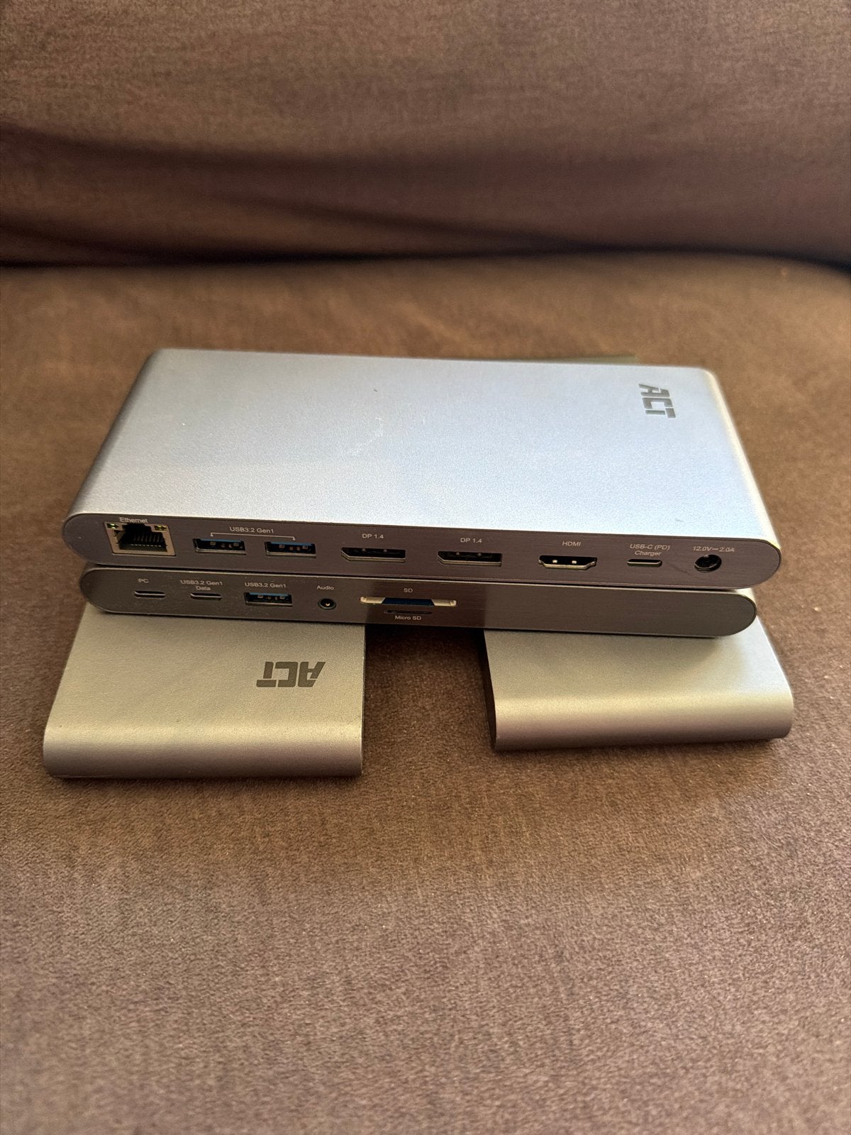 4x ACT AC7046 USB-C Docking Station - Geen Adapters, Ophalen, Gebruikt, Docking station, Laptop