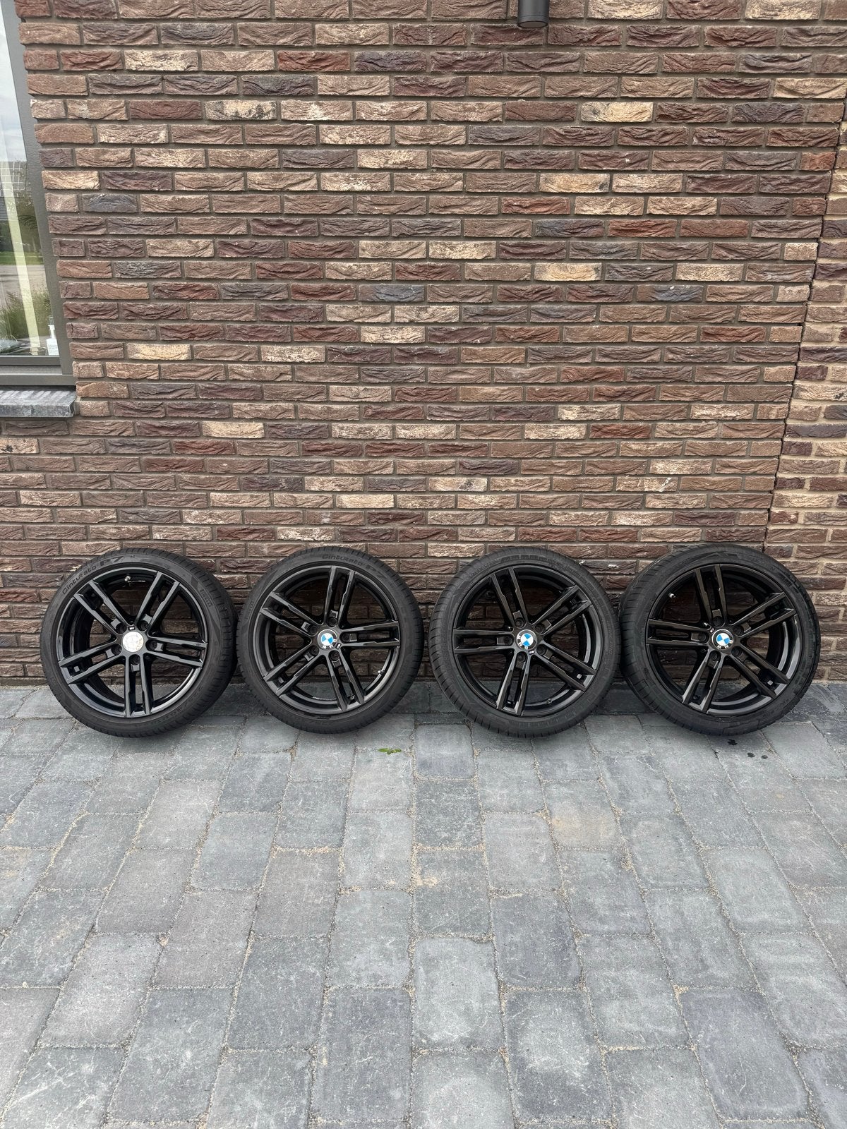 BMW 18 inch styling 719m velgen met zomerbanden, Auto-onderdelen, Ophalen, 18 inch, Gebruikt, Banden en Velgen