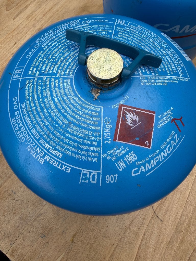 2x Campingaz 907 Gasfles | Leeg | Hervulbaar, Ophalen, Gebruikt