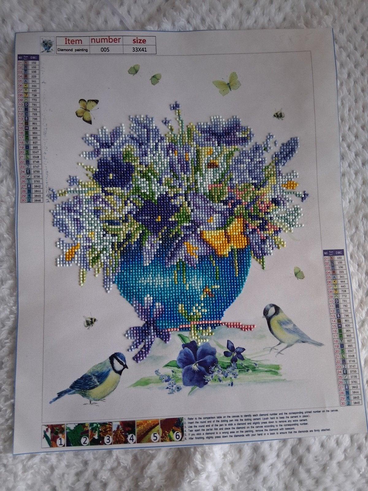 Diamond painting al gemaakt Marjolein Bastin, Ophalen of Verzenden, Zo goed als nieuw, Overige typen
