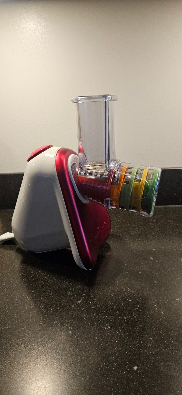 Moulinex Fresh Express Max - Elektrische rasp/snijder, Ophalen of Verzenden, Zo goed als nieuw, Vaatwasserbestendig, Minder dan 1 liter