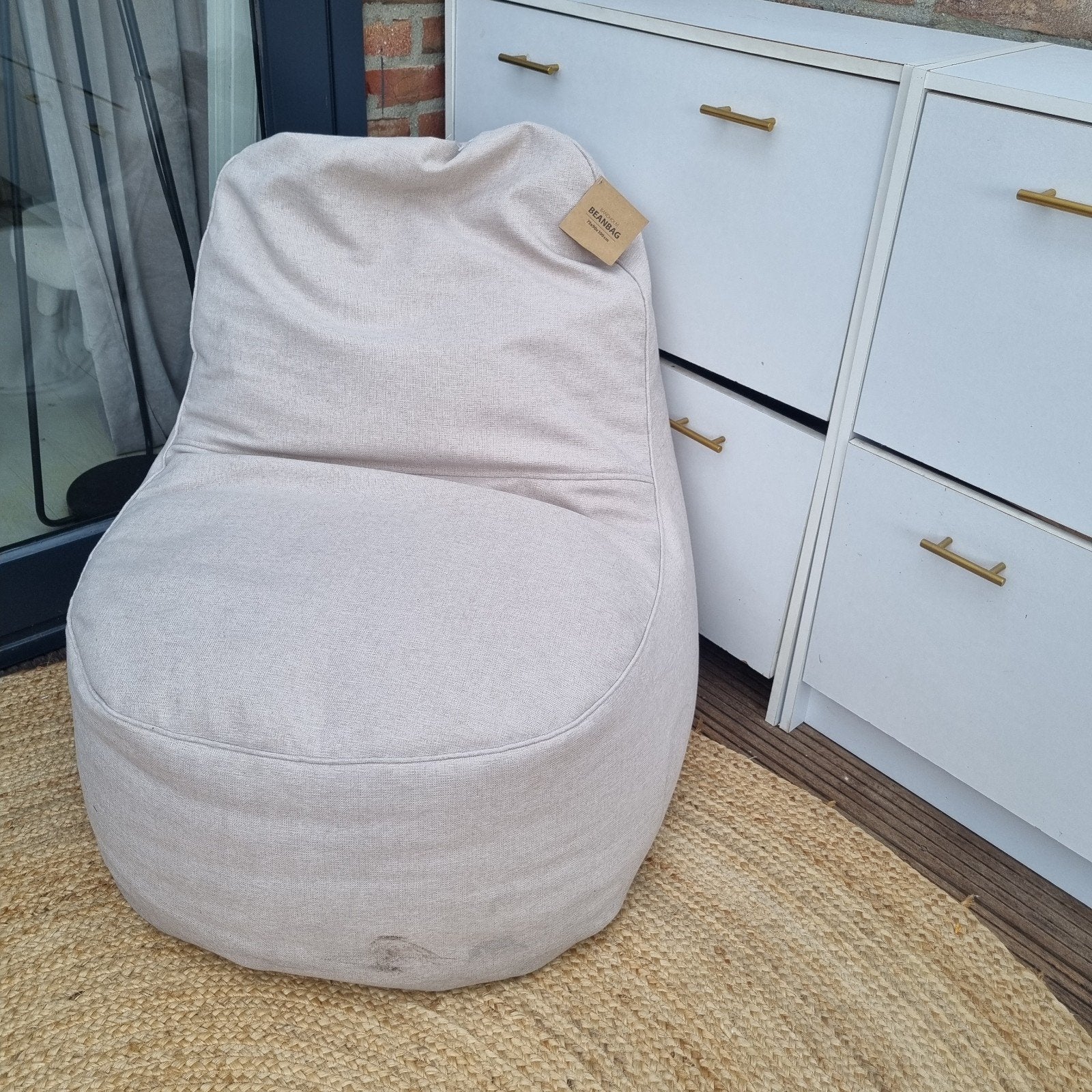 Bandholm Beanbag Zitzak 75x90x100cm - Zo goed als nieuw, Ophalen