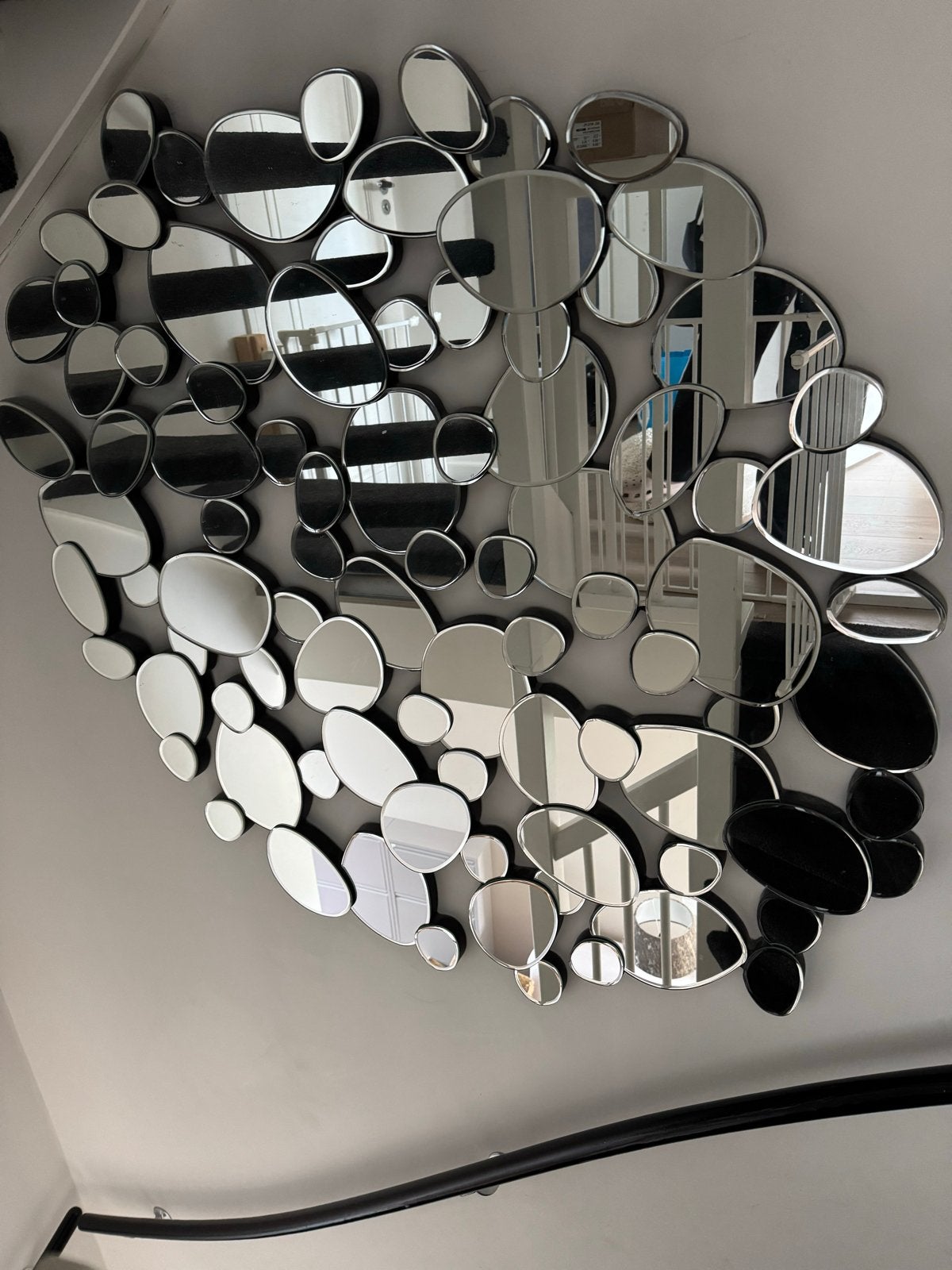 Kare Design Waterdrop Spiegel - Uniek Design, Ophalen, 100 tot 150 cm, Zo goed als nieuw, 75 tot 100 cm