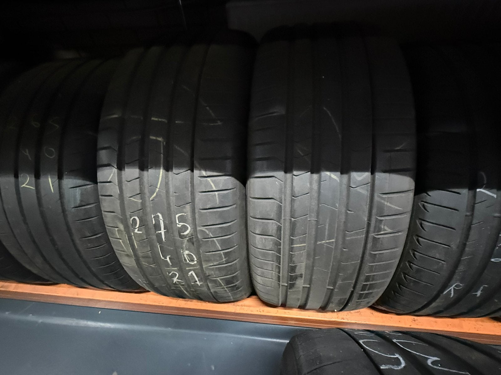 2x 275 40 21 Pirelli P ZERO 5MM, Auto-onderdelen, Banden en Velgen, Gebruikt, 275 mm, Band(en), Personenwagen