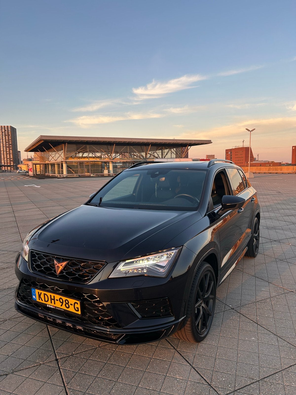 Seat Cupra Ateca 2.0 TSI 300pk 4DRIVE DSG 2019 Zwart, Auto's, Seat, Automaat, Zwart, 4 cilinders, Zwart