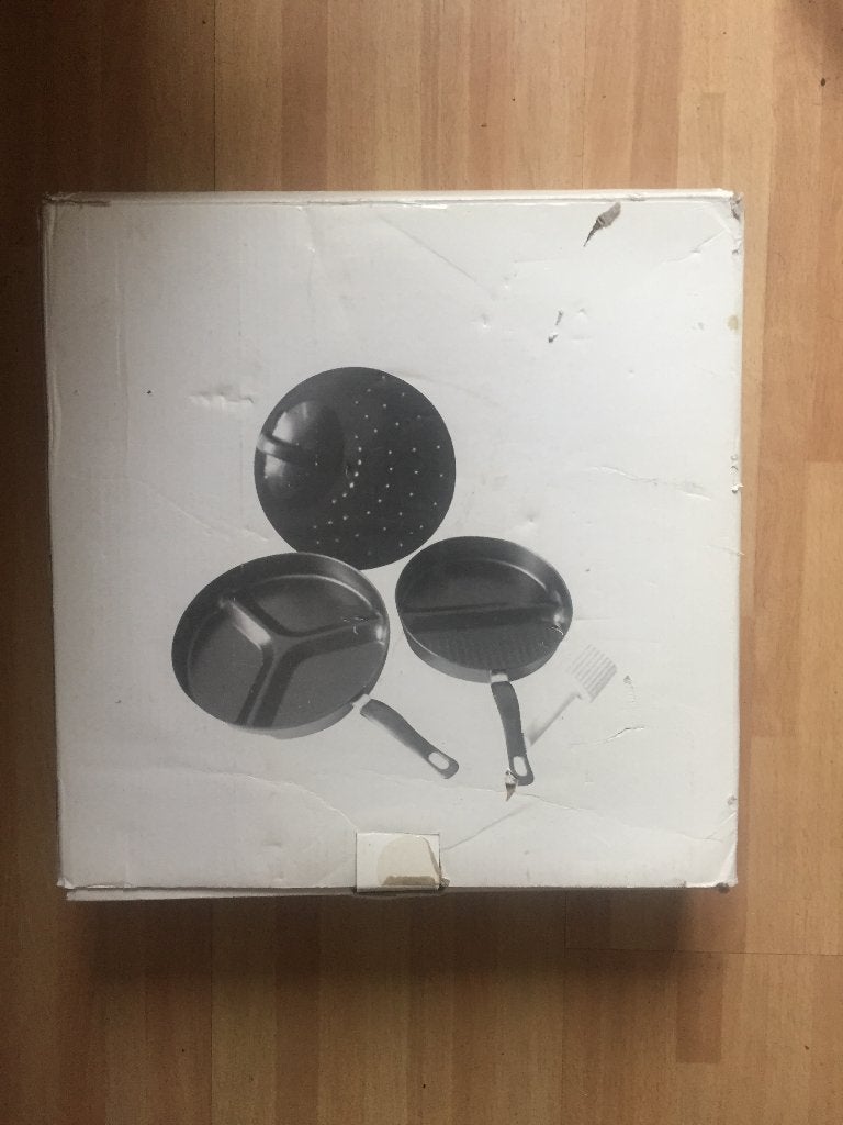 Bak-BRAAD-Grill set, Ophalen, Nieuw, Rvs, Pannenset