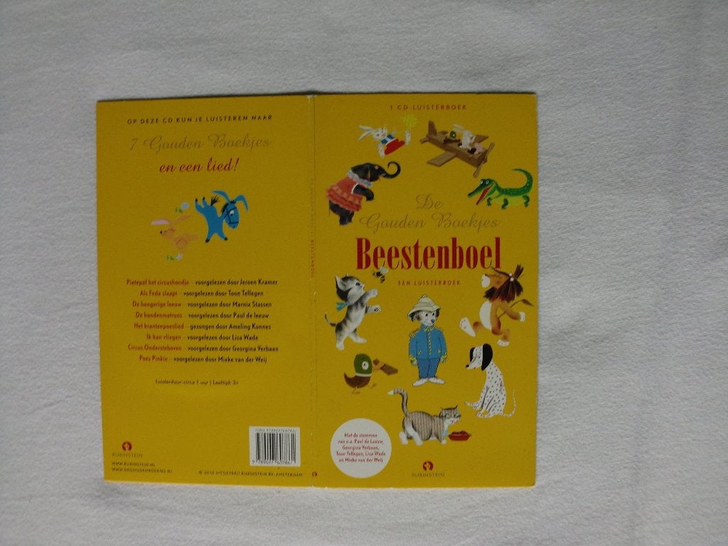 Gouden Boekjes (Beestenboel): Pietepaf + 7 andere verhalen, Ophalen of Verzenden, Diverse auteurs, Cd
