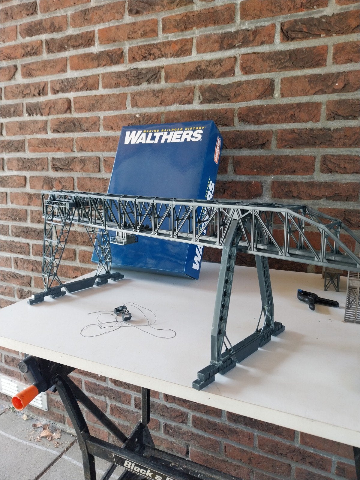 Walthers, brugkraan., Ophalen of Verzenden, Gebruikt, Gelijkstroom of Wisselstroom, Overige merken