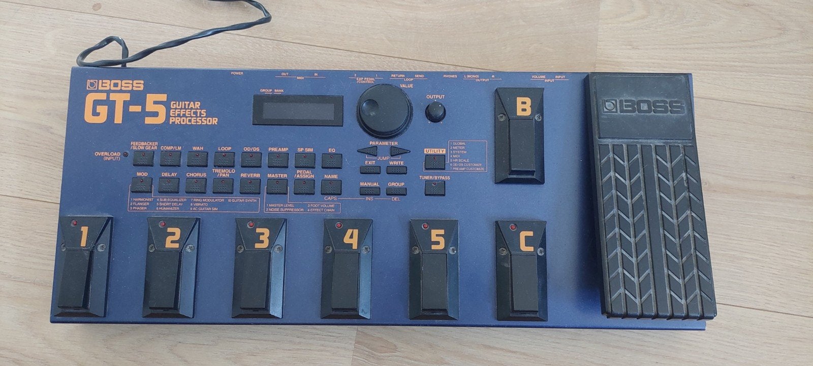 Boss GT-5 Gitaar Multi-effect Processor, Ophalen