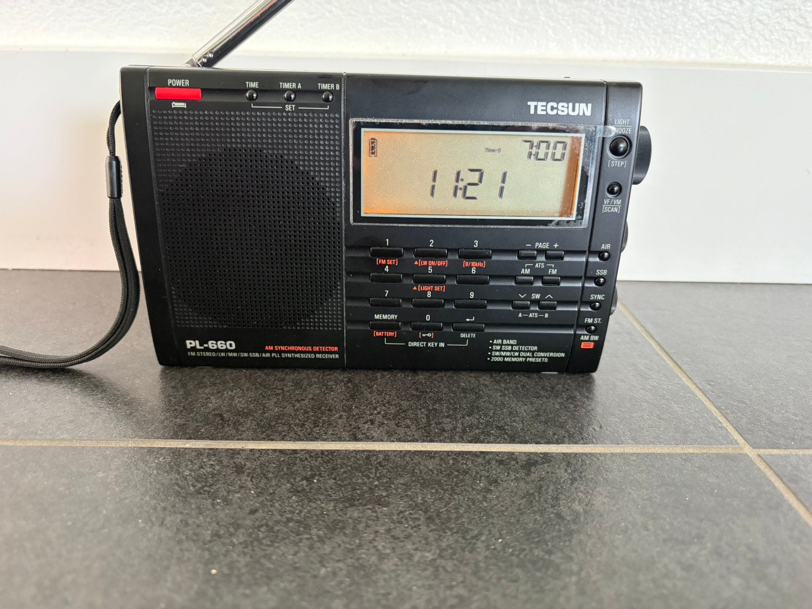 Tecsun PL-660 wereldontvanger, Ophalen of Verzenden, Zo goed als nieuw, Wereldontvanger