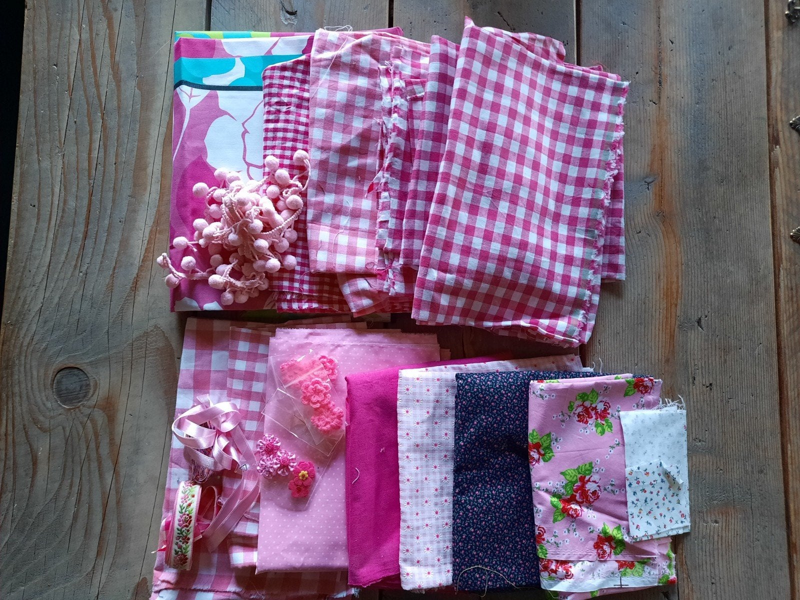 Katoen lappen stof quilt, Ophalen, Overige kleuren, 120 cm of meer, Nieuw
