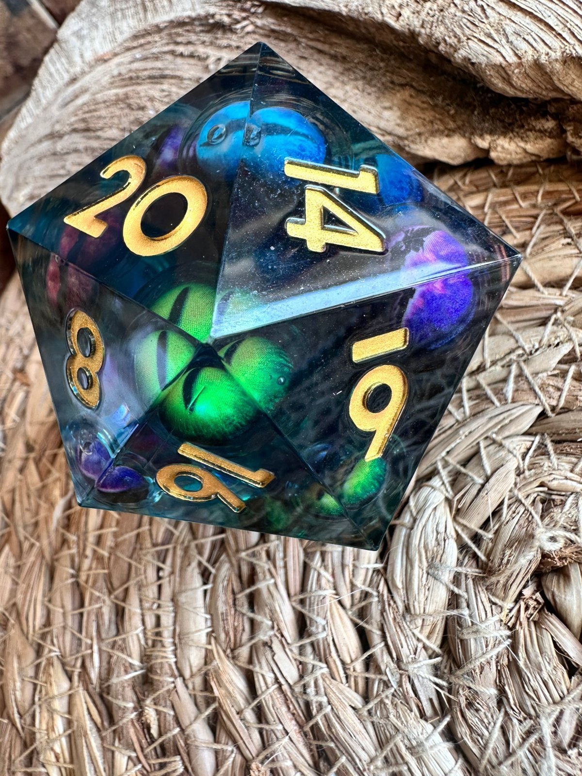 Giant Liquid Core / DND dice / D&D / XL dobbelsteen / RPG, Hobby en Vrije tijd, Wargaming, Ophalen of Verzenden, Nieuw
