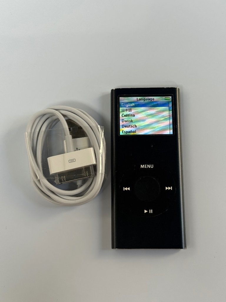 Apple iPod Nano 2e Generatie Zwart 8GB, Gebruikt, Zwart, Ophalen of Verzenden, Nano