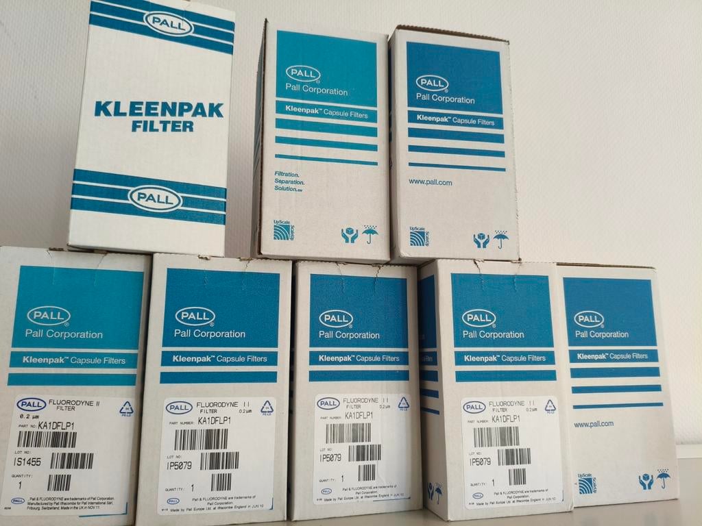 Pall Kleenpak Fluorodyne II 0,2 µm filters (KA1DFLP1), Ophalen of Verzenden