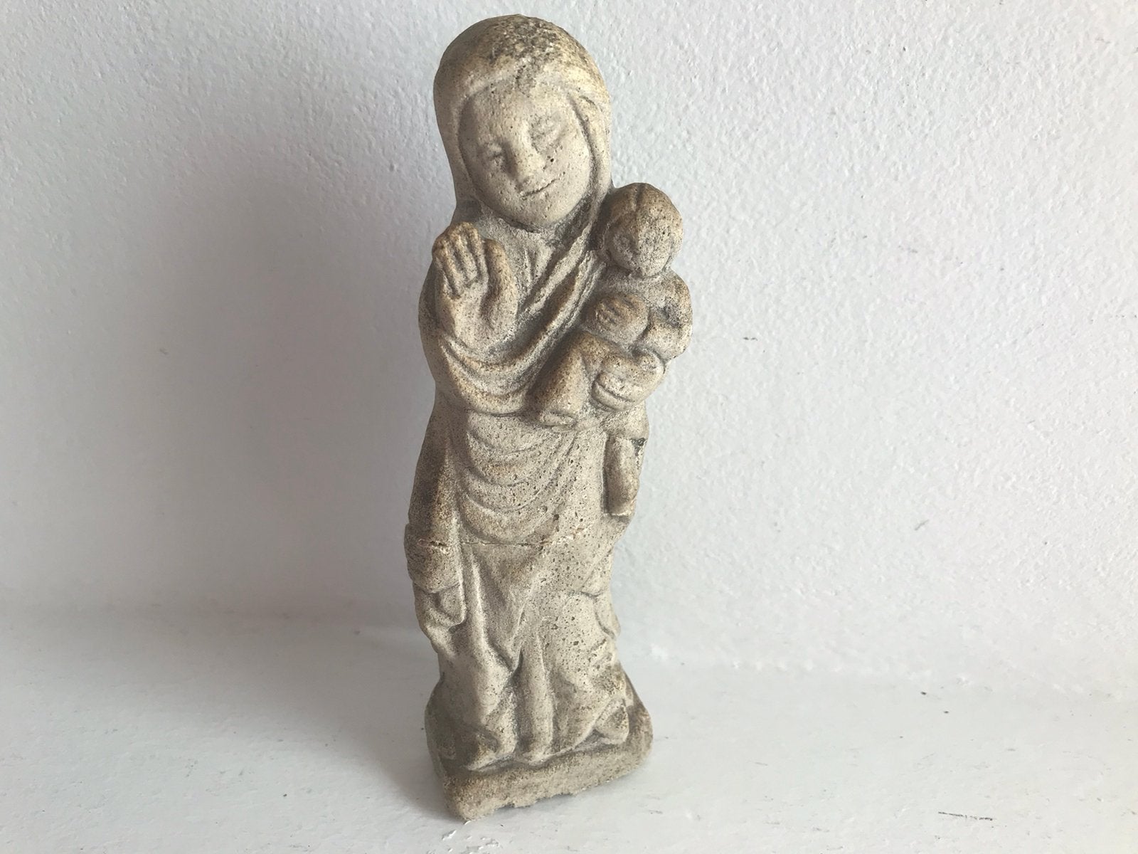 Oud mariabeeldje / Maria met kind, Ophalen of Verzenden