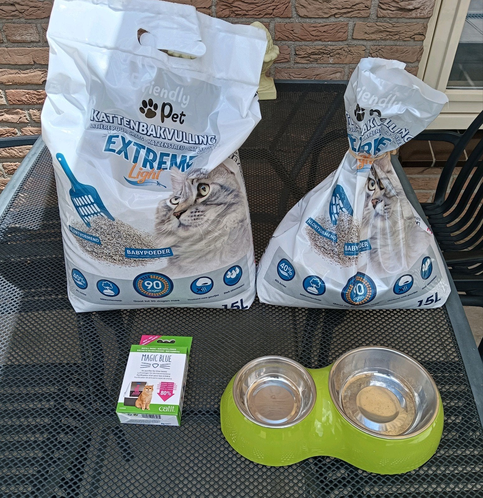 Kattenbakvulling, luchtverfrissing en voederbakjes, Dieren en Toebehoren, Katten-accessoires, Ophalen