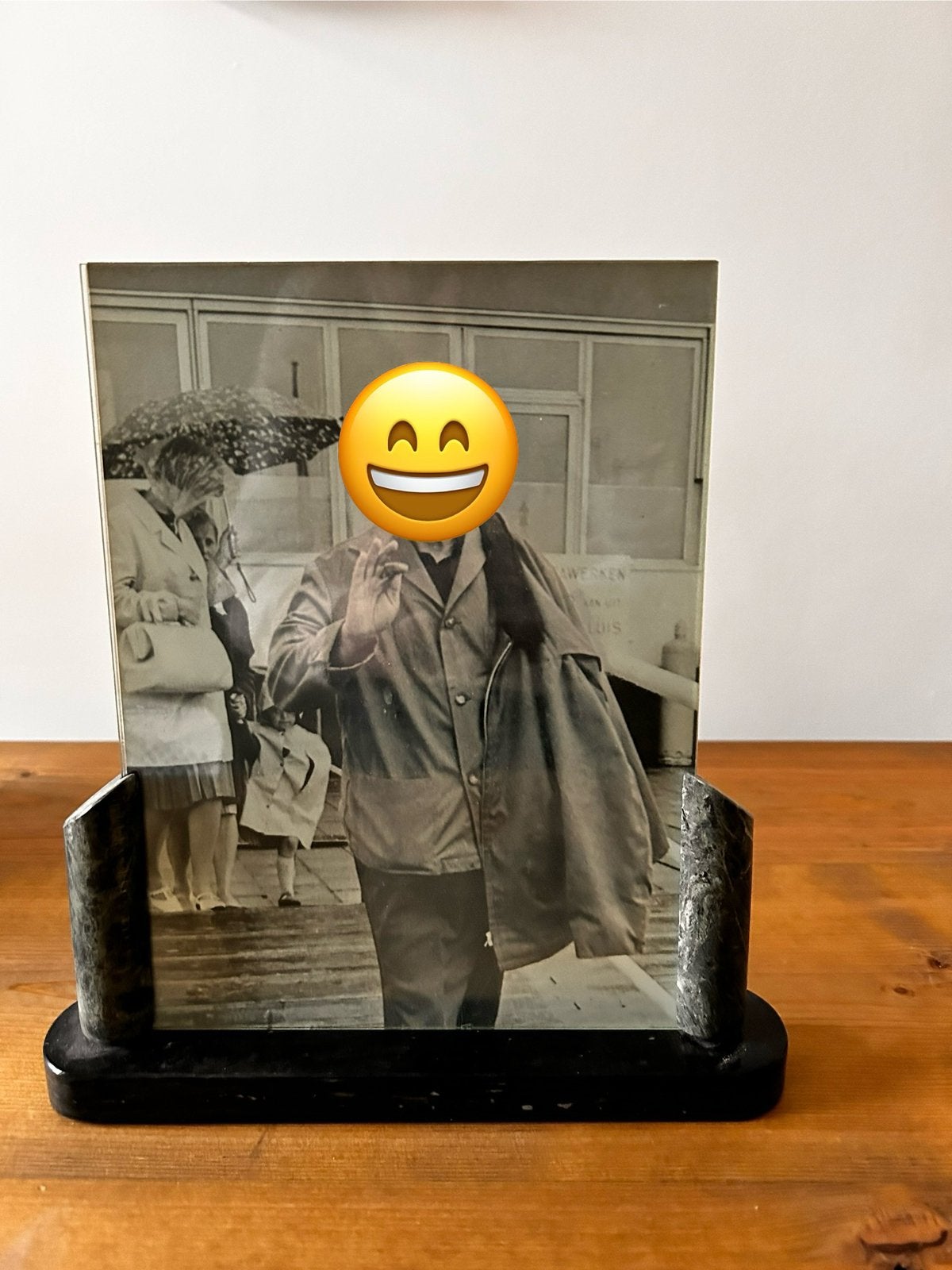Marmeren art deco fotolijst, Ophalen of Verzenden, Gebruikt