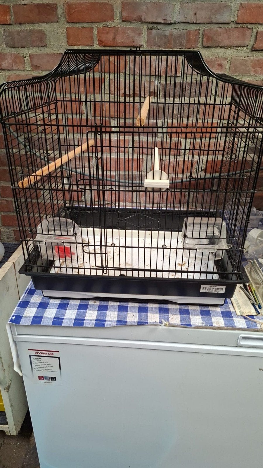 te koop vogelkooi, Ophalen, Gebruikt, Metaal, Vogelkooi