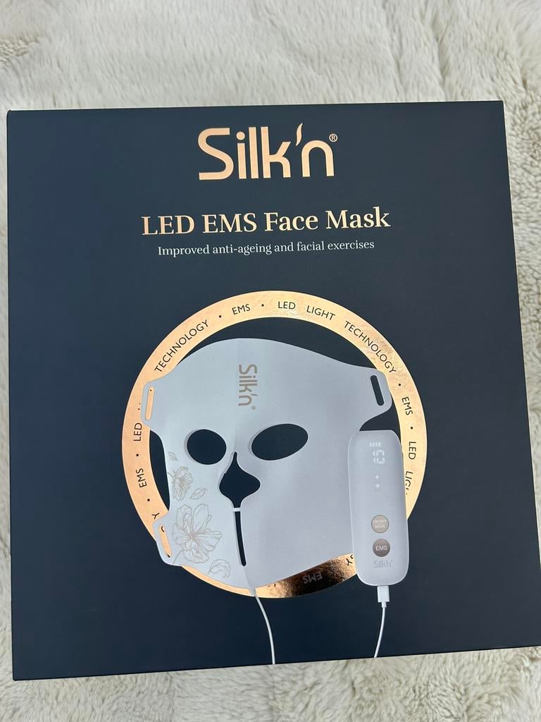 Silkn EMS led face mask, Ophalen of Verzenden, Zo goed als nieuw, Gehele gezicht