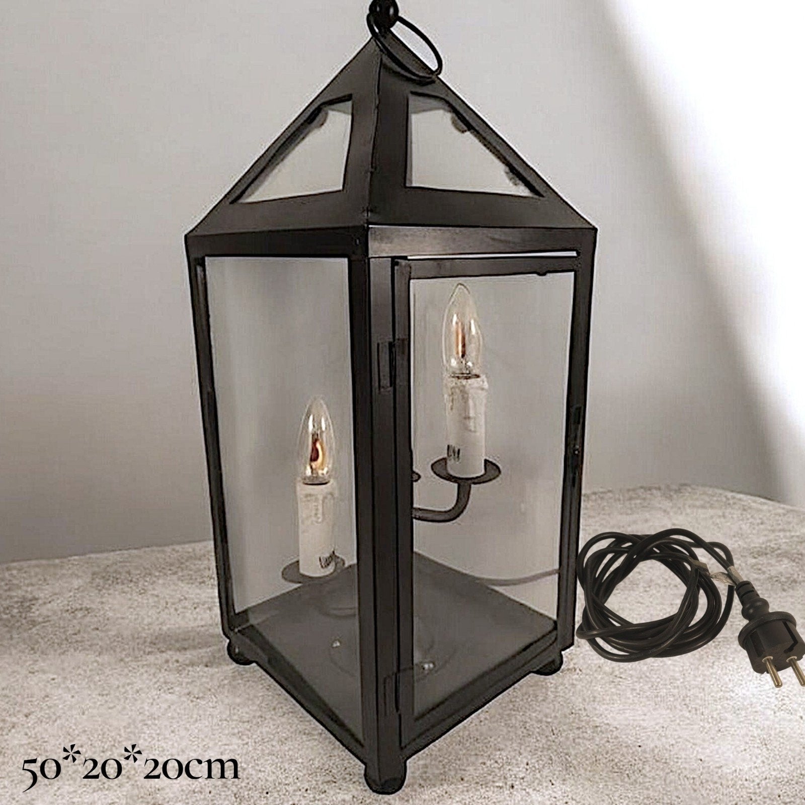 buitenlamp lantaarn, Ophalen