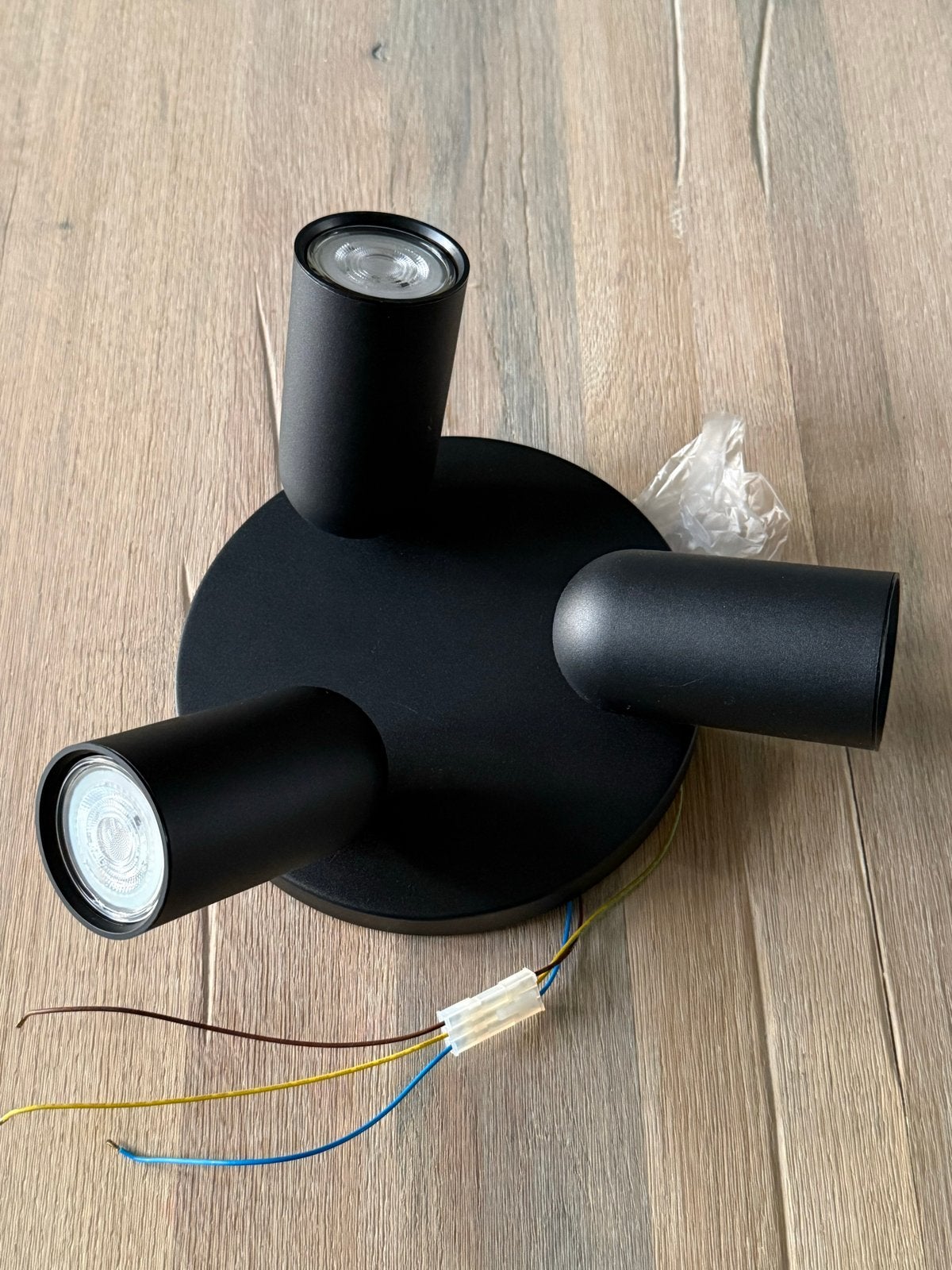 Philips Pongee 3-lichts opbouwspot - Zwart, GU10, Opbouwspot, Nieuw, Ophalen of Verzenden