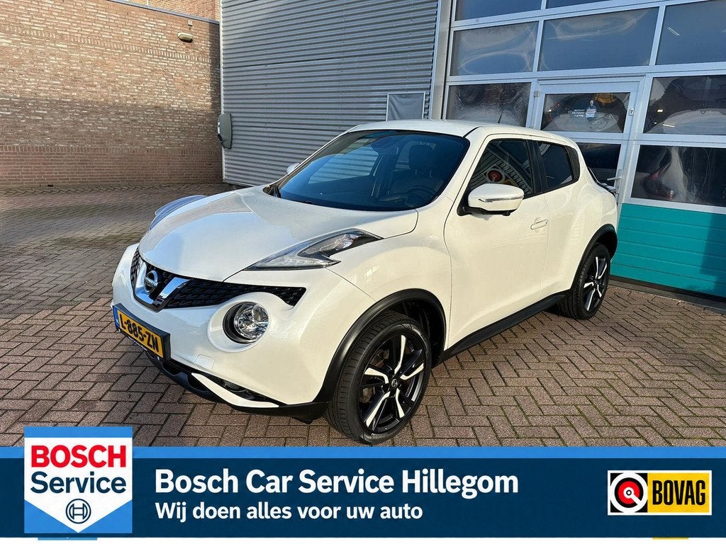 Nissan Juke 1.2 DIG-T S/S N-Con. (bj 2018), Voorwielaandrijving, 639 kg, Stof, Verwarmde buitenspiegels