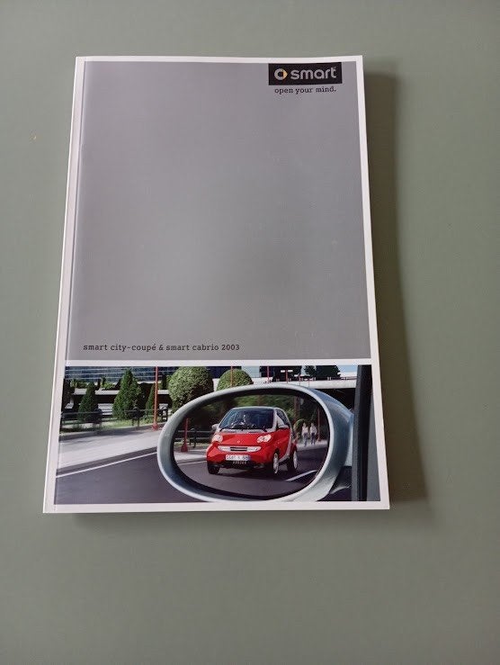 Smart City Coupe & Smart Cabrio 2002 / 2003 68 pag., Boeken, Verzenden, Zo goed als nieuw, Overige merken