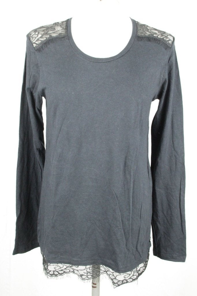 Apart damesshirt met kant.Mt S.Merk Maison Scotch, Kleding | Dames, T-shirts, ., Zwart, Ophalen of Verzenden, Zo goed als nieuw