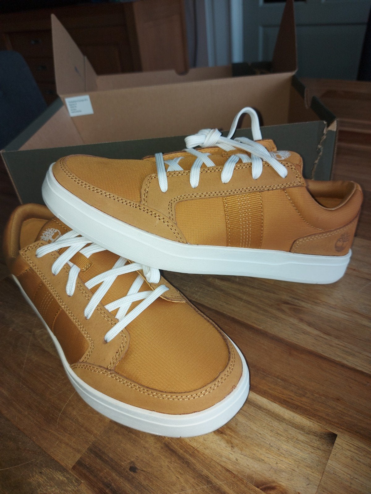 Timberland Davis Square Sneakers Maat 40, Kleding | Heren, Schoenen, Nieuw, Sneakers of Gympen, Bruin, Ophalen of Verzenden