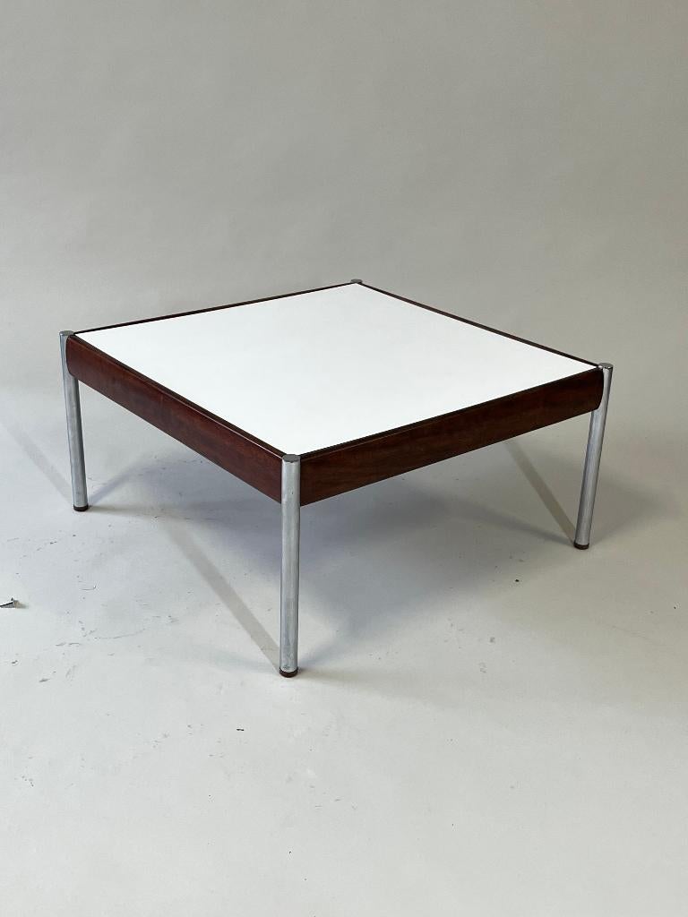 Vintage scandinavische salontafel, 70s, Huis en Inrichting, Tafels | Salontafels, Ophalen, 100 tot 150 cm, 50 tot 100 cm, Minder dan 50 cm
