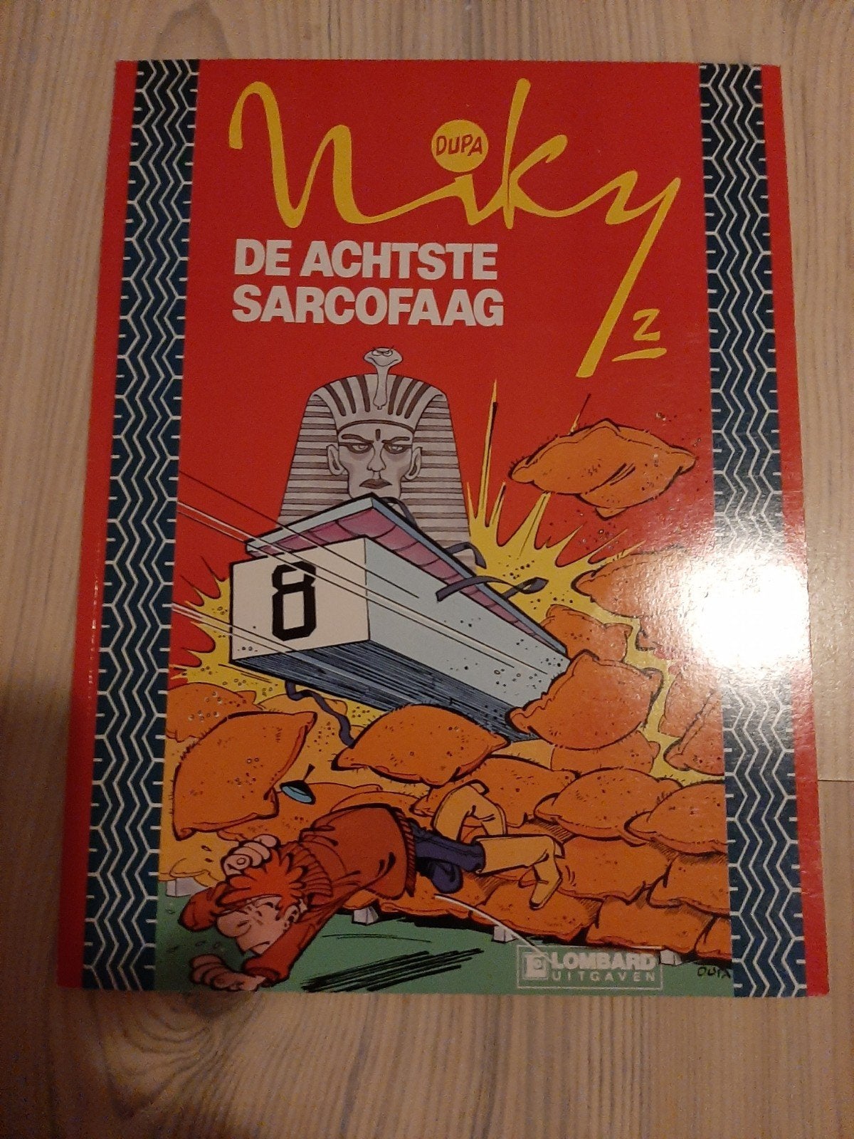 Niky - De Achtste Sarcofaag - Stripboek, Eén stripboek, Ophalen of Verzenden, Gelezen, Dupa