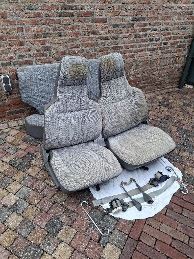 Interieur Nissan Micra K10 voorstoelen achterbank stoffen, Auto-onderdelen, Ophalen, Gebruikt, Nissan