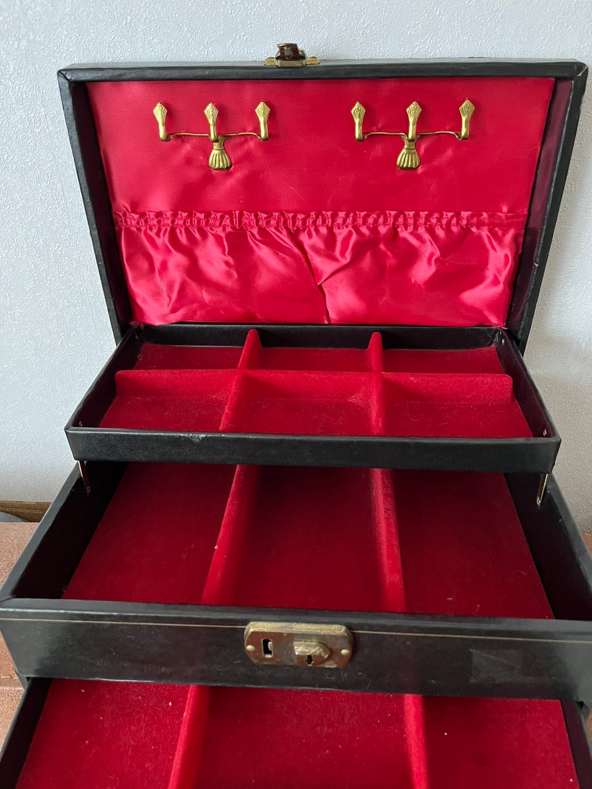Antieke koffer sieraden, Ophalen of Verzenden, Zo goed als nieuw