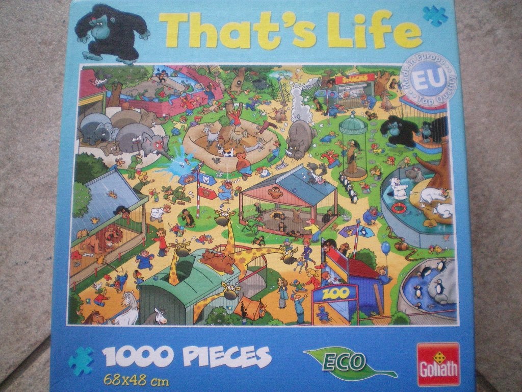 That's Life Puzzel 1000 stukjes. ZOO., Ophalen of Verzenden, 500 t/m 1500 stukjes, Zo goed als nieuw, Legpuzzel
