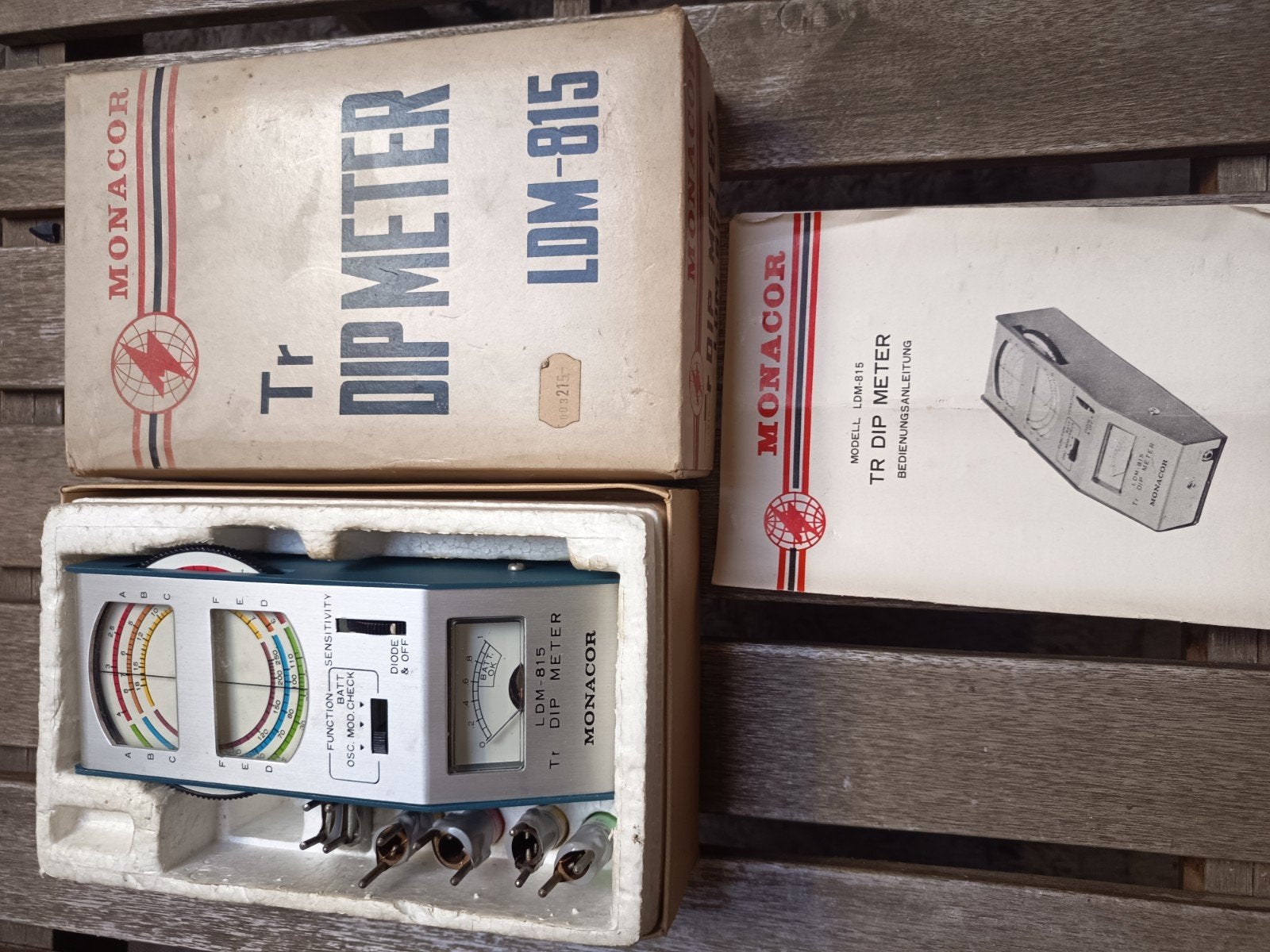 Monacor Tr Dip Meter LDM-815 met handleiding en doos, Ophalen of Verzenden, Zo goed als nieuw