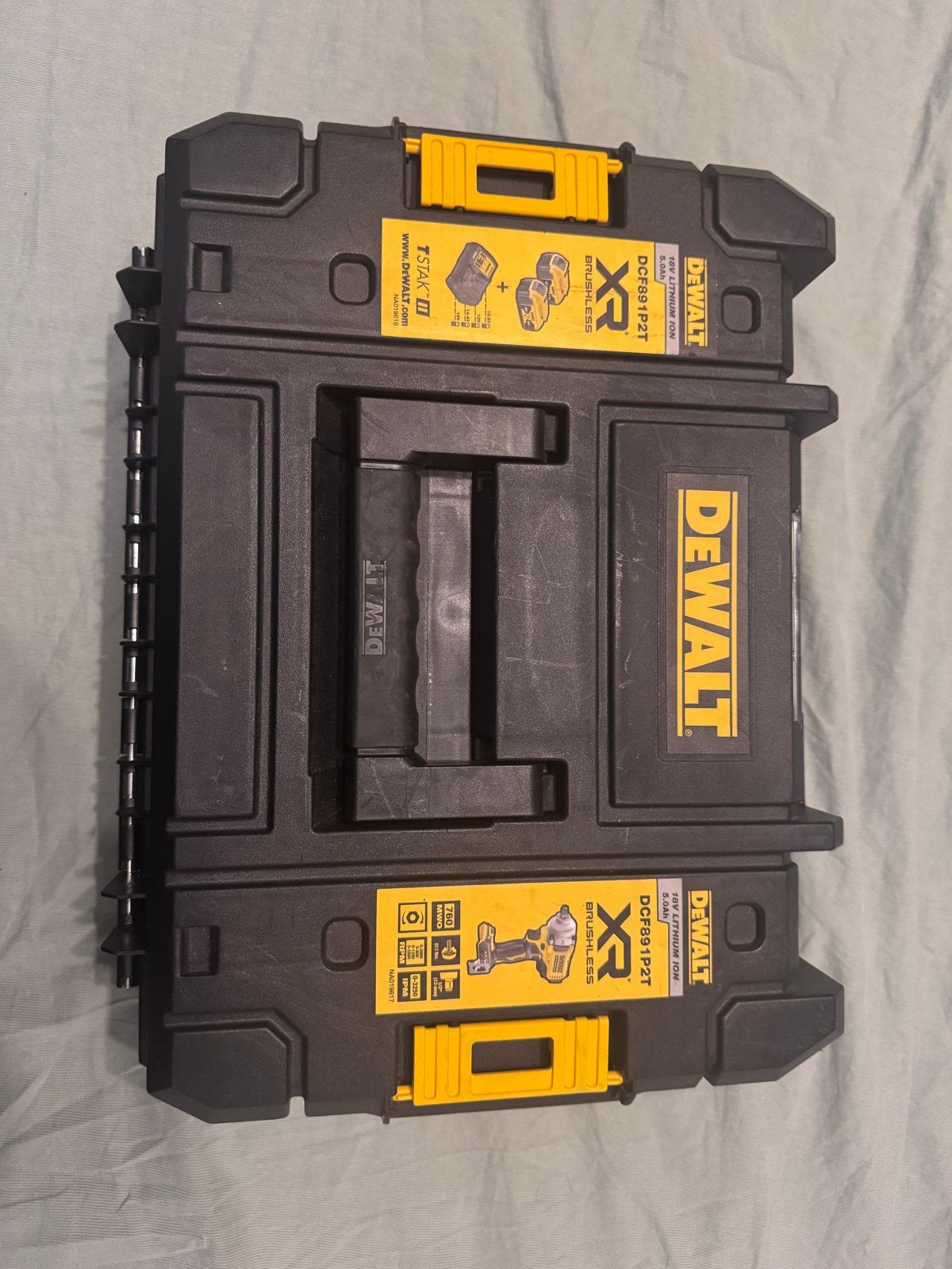 DeWalt DCF891P2T accu slagmoersleutel, Ophalen, 600 watt of meer, Variabele snelheid, Overige typen