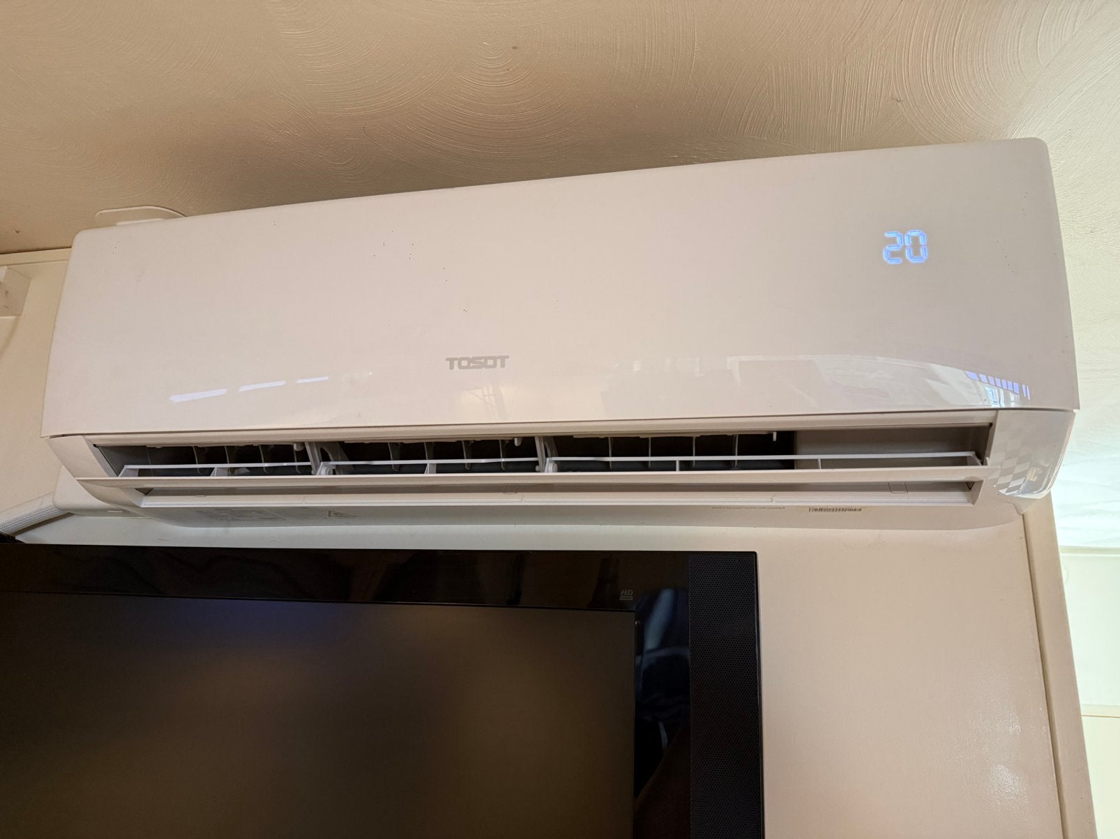 2 x Tosot split airco zo goed als nieuw  6,2 kw, Ophalen, Verwarmen, 3 snelheden of meer, Zo goed als nieuw