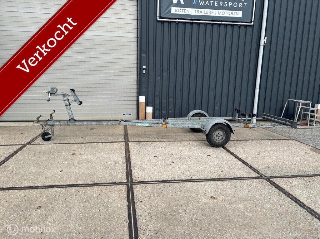 CAPO / PEGA boottrailer (kantelbaar), Watersport en Boten, Boottrailers, Overige typen