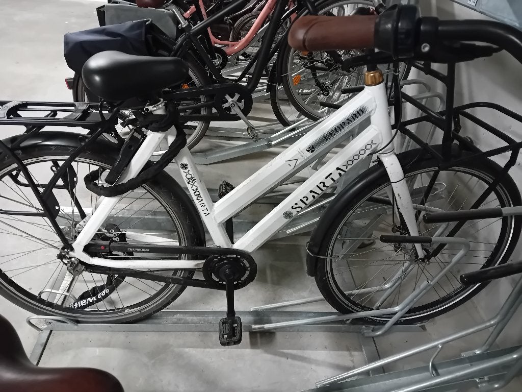 Sparta Leopard fiets wit, Ophalen, Sparta, Gebruikt, Versnellingen