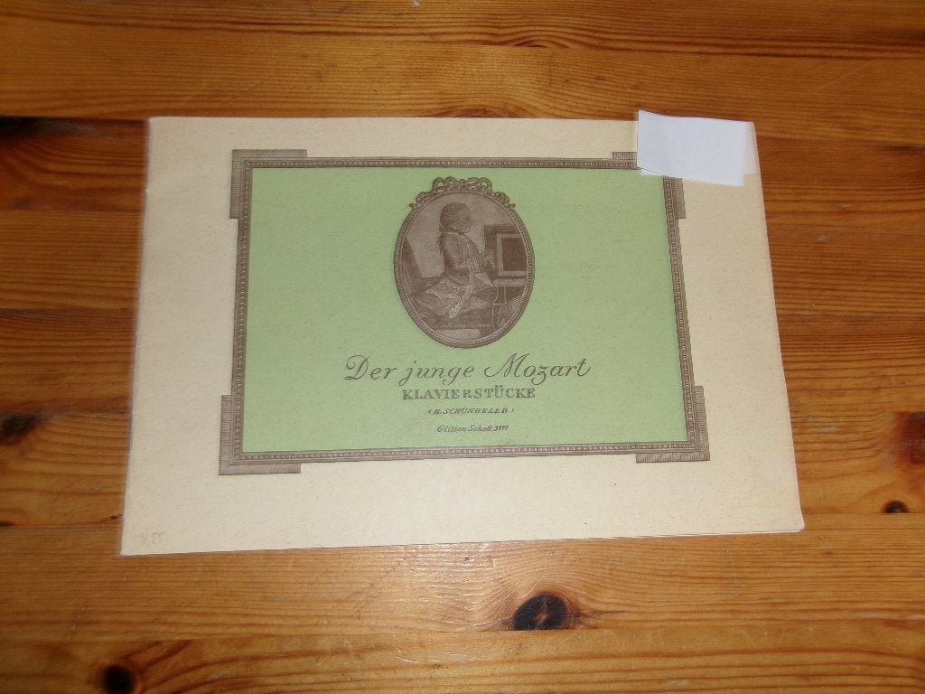 Der junge Mozart Klavierstucke, Klassiek, Ophalen of Verzenden, Zo goed als nieuw, Artiest of Componist