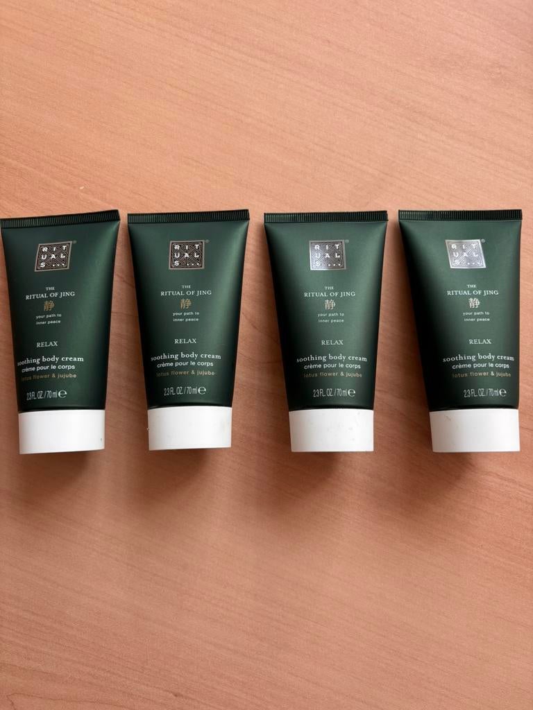 Rituals of jing soothing body cream 💚 70 m, Ophalen of Verzenden, Nieuw, Gehele gezicht
