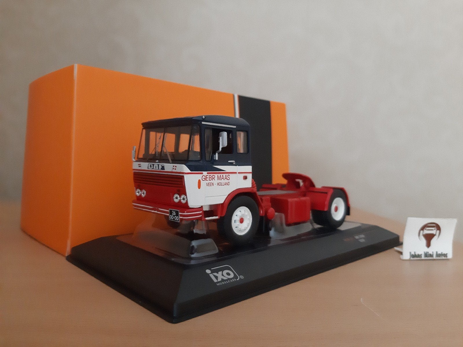Daf 2600 1970 in rood wit en blauw van IXO Trucks 1:43, Overige merken, Nieuw, IXO Trucks, Ophalen of Verzenden