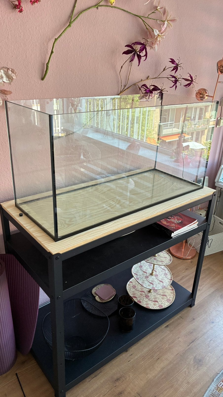 Marina Aquarium 200 liter (100 x 40 x 50), Dieren en Toebehoren, Vissen | Aquaria en Toebehoren, Ophalen, Zo goed als nieuw, Leeg aquarium
