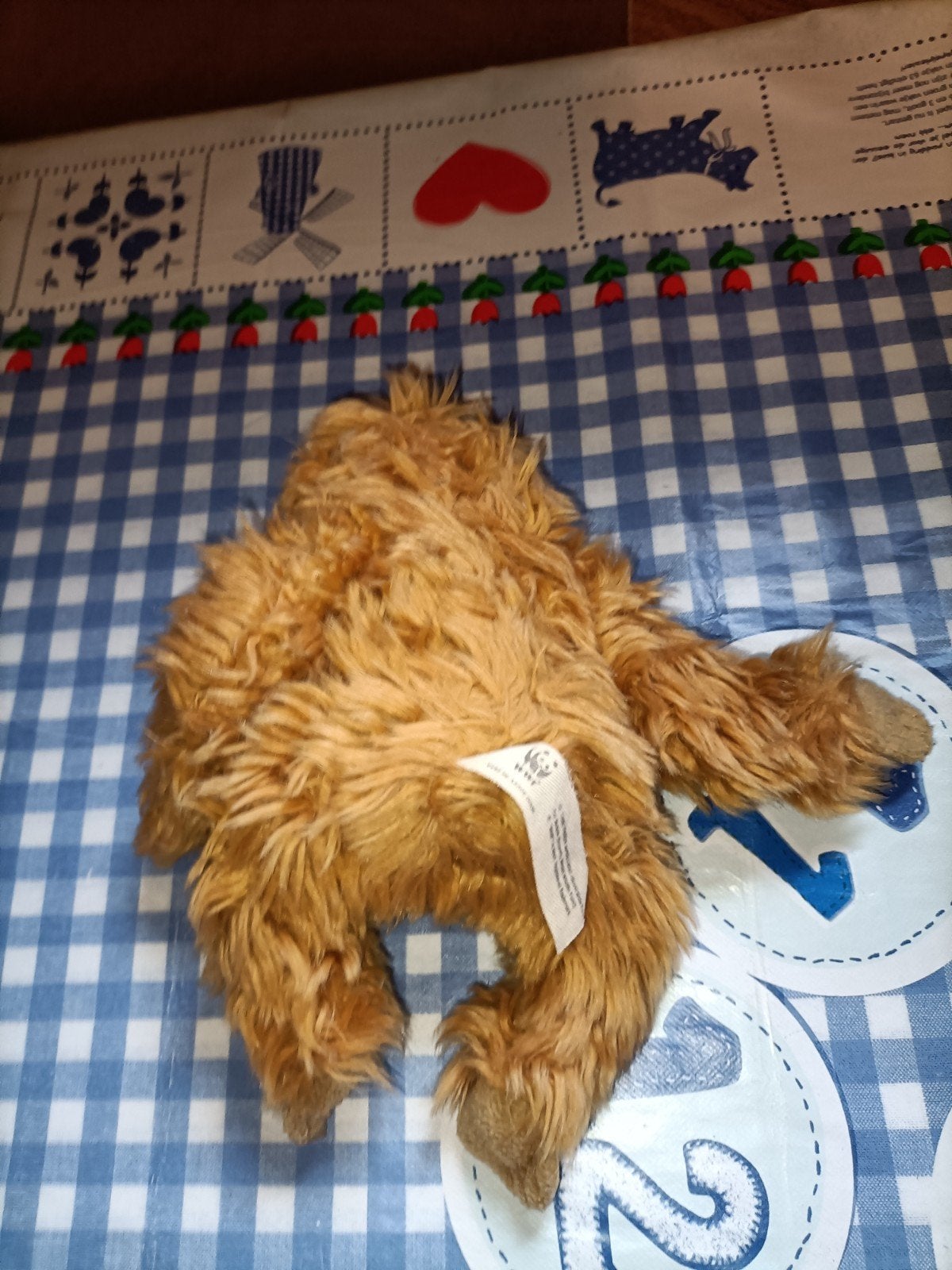 Aap knuffel Wwf Albert Heijn 20 cm groot, Ophalen of Verzenden, Zo goed als nieuw, Overige typen