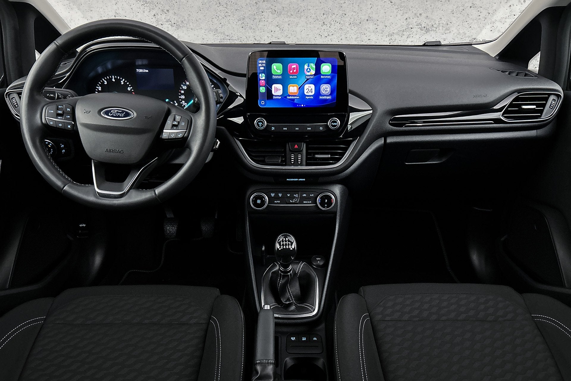 Ford Fiesta 1.0 EcoBoost Hybrid Titanium | LED koplampen | A, Voorwielaandrijving, Stof, Gebruikt, Euro 6